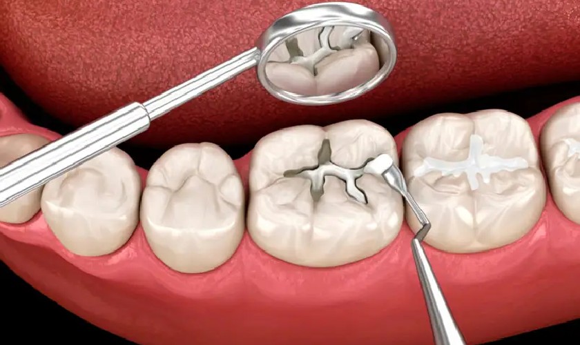 Hàn trám răng sâu