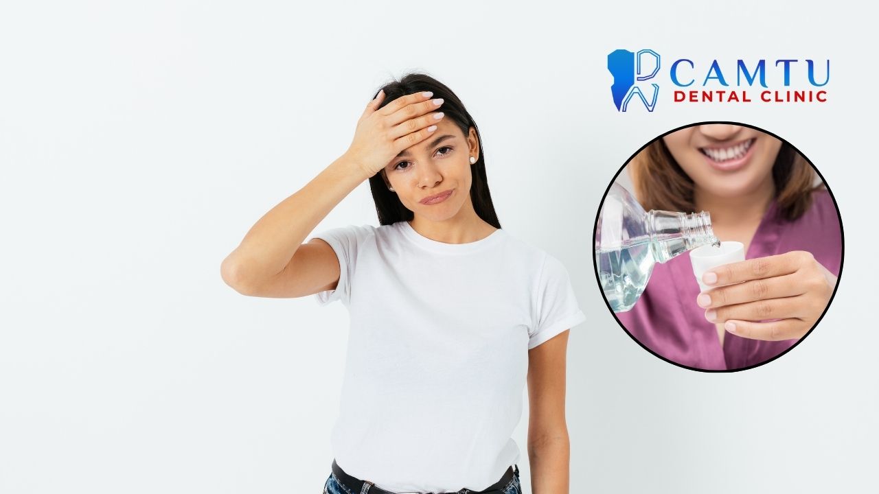 nước súc miệng tốt giúp làm sạch mảng bám