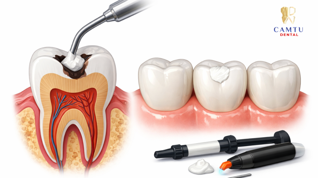 Trám răng composite là gì?