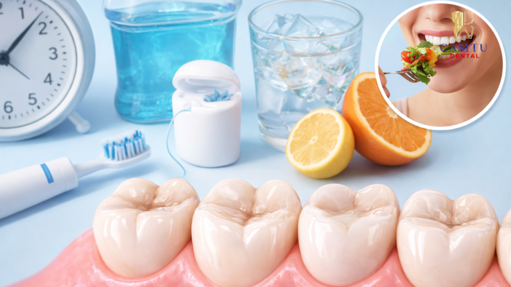 Cách chăm sóc răng sau khi trám composite