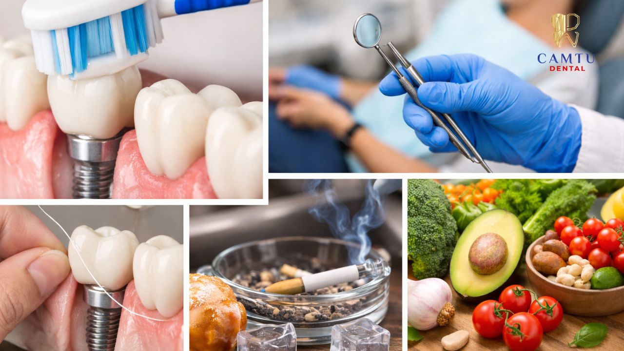 Chăm sóc cấy ghép răng đúng cách