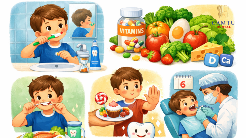 Lưu ý khi chăm sóc răng miệng