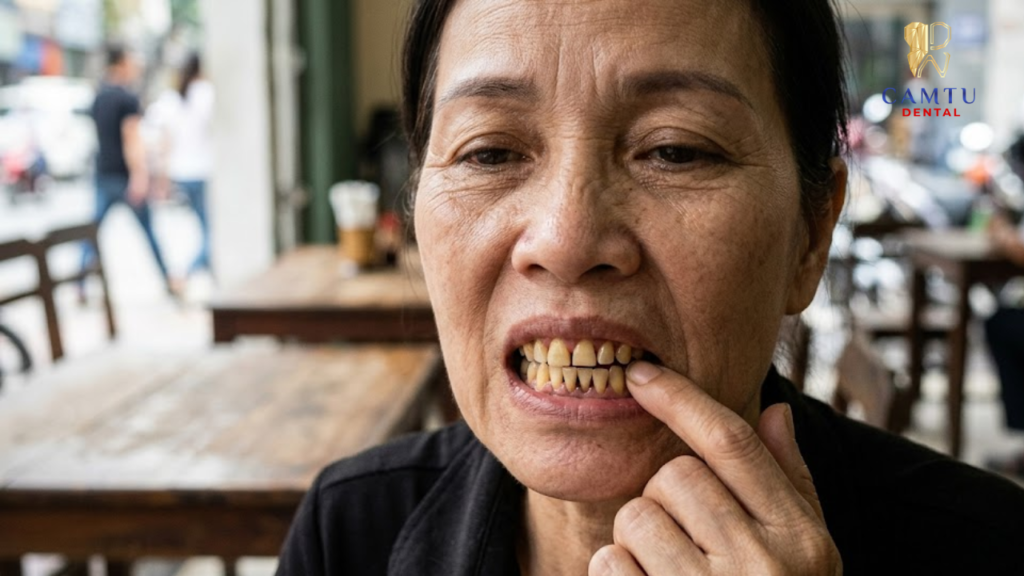 Nguyên nhân khiến răng lão hóa sớm
