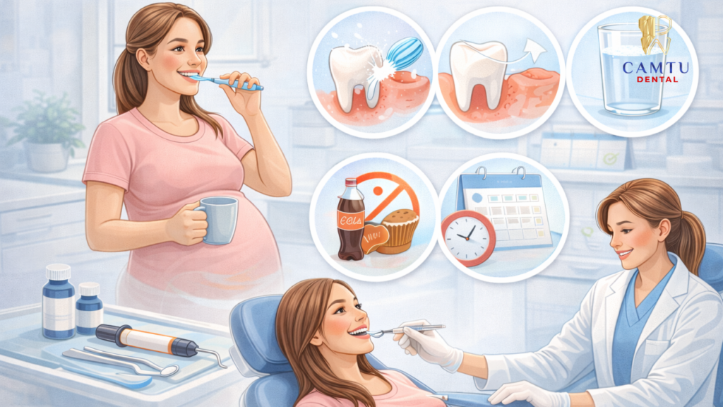 Cách chăm sóc răng miệng cho bà bầu