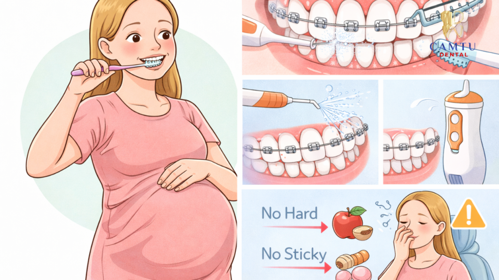 Cách chăm sóc răng miệng khi mang thai