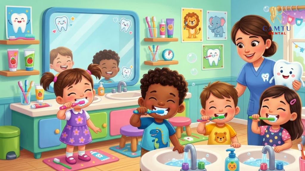 Chăm sóc răng miệng cho trẻ từ 3 – 6 tuổi