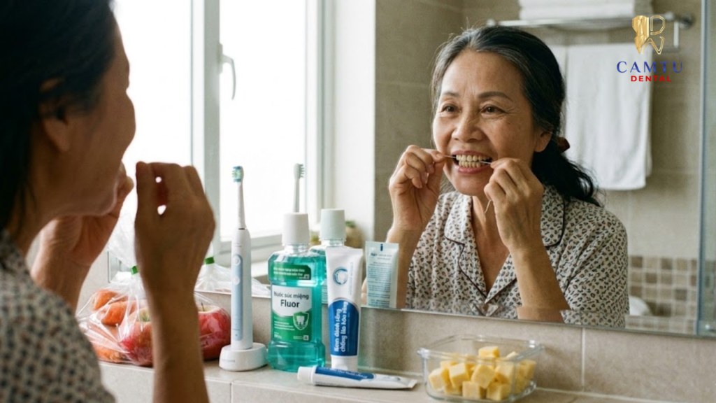 Cách làm chậm lão hóa răng