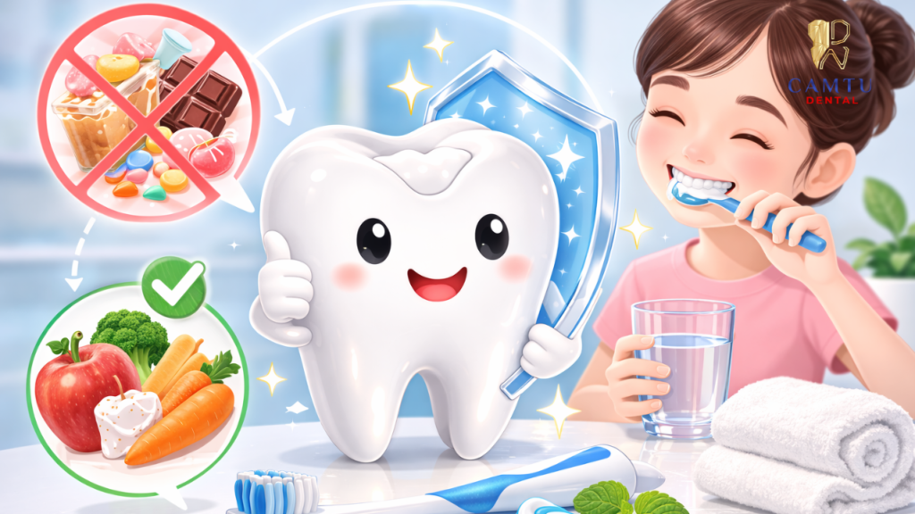 Cách chăm sóc răng sau khi trám GIC