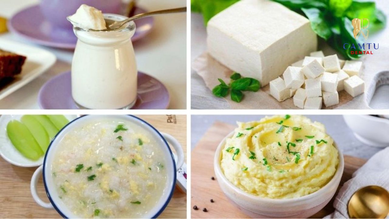Nên ăn những thức ăn dễ nhai và dễ nuốt